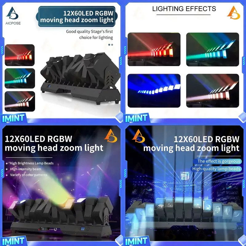 Dj Light Moving Head Stage - Lampu LED Moving Head Zoom Profesional