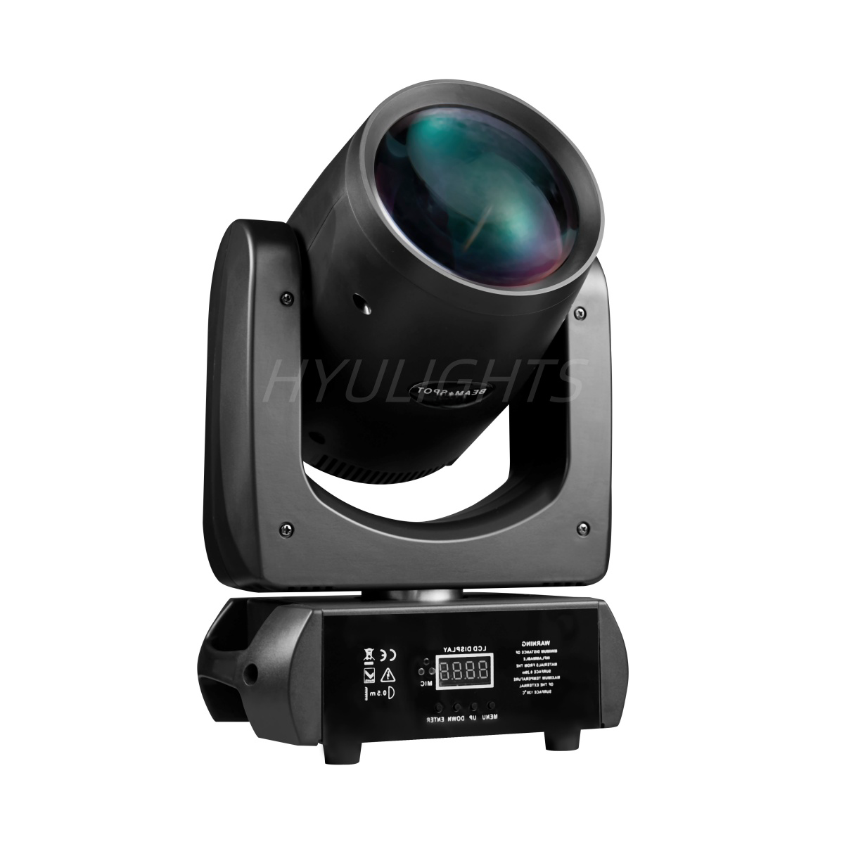 Dj Light Moving Head Stage - Lampu Sorot Bergerak Mini LED 200W