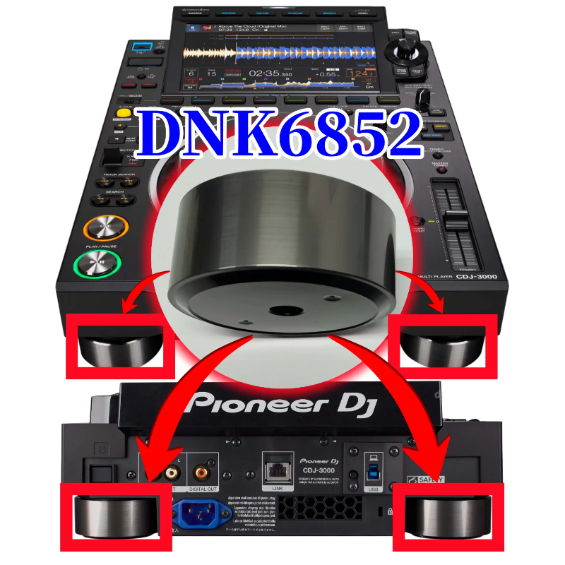 Dj Cdj Media Player - Bantalan Kaki Anti Guncangan untuk Pioneer