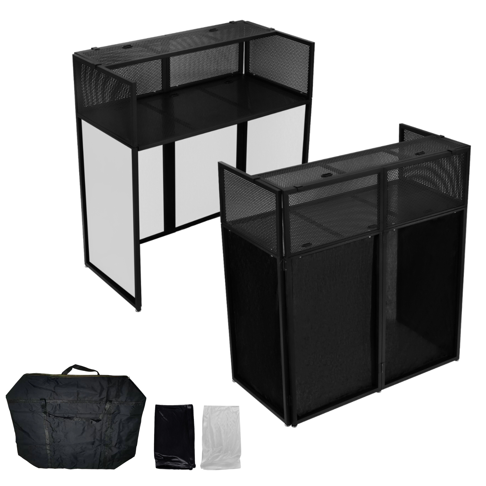 Dj Stand Table Foldable - Stand DJ Portabel dengan Rangka Logam,