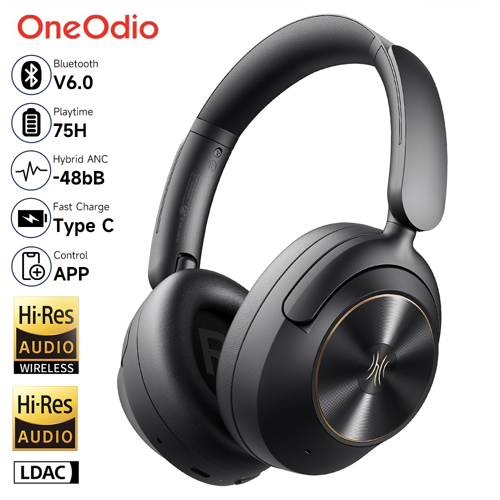 Dj Headphones Professional - Headphone Nirkabel Bluetooth 6.0 OneOdio A6