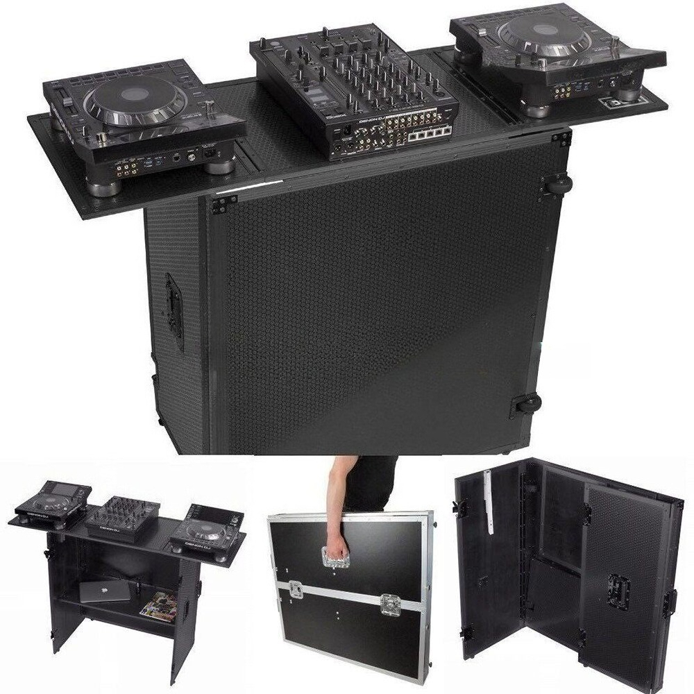 Meja Booth DJ Portabel Lipat,  - Dj Stand Table Foldable ulasan dan harga