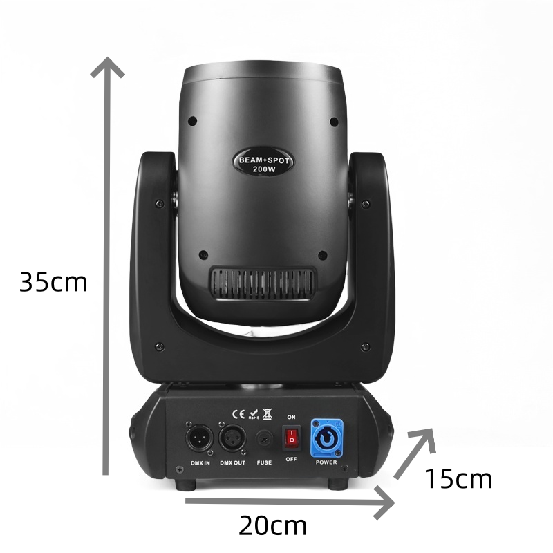 Lampu Sorot Bergerak Mini LED  - Dj Light Moving Head Stage ulasan dan harga