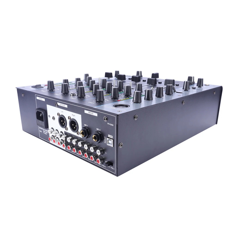 ELM402 Mini Audio Mixer 4 Chan - Dj Mixer 4 Channel Djm ulasan dan harga