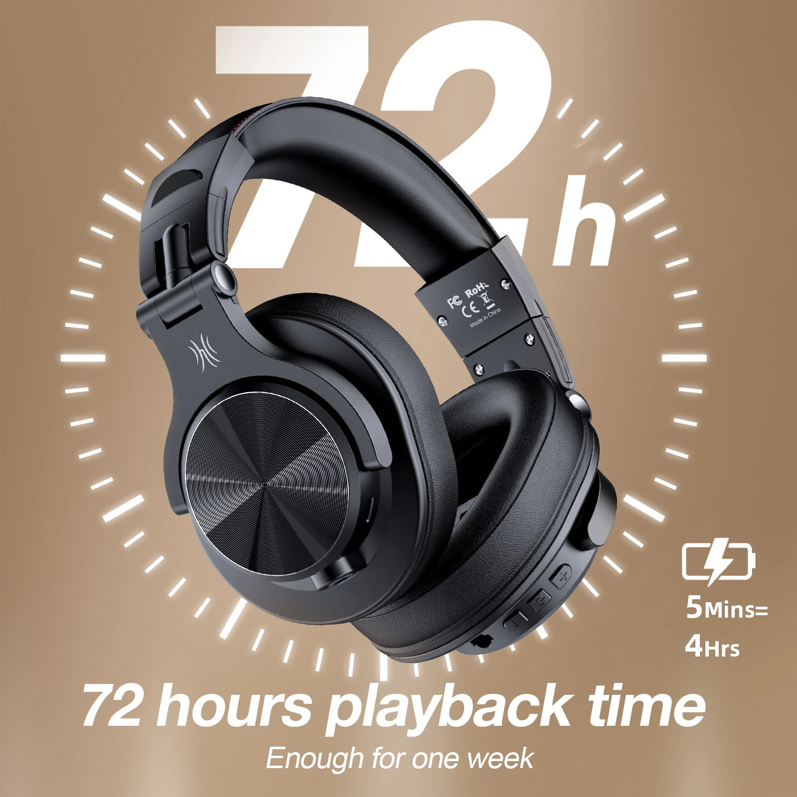Headphone Bluetooth OneOdio Fu - Dj Headphones Professional ulasan dan harga