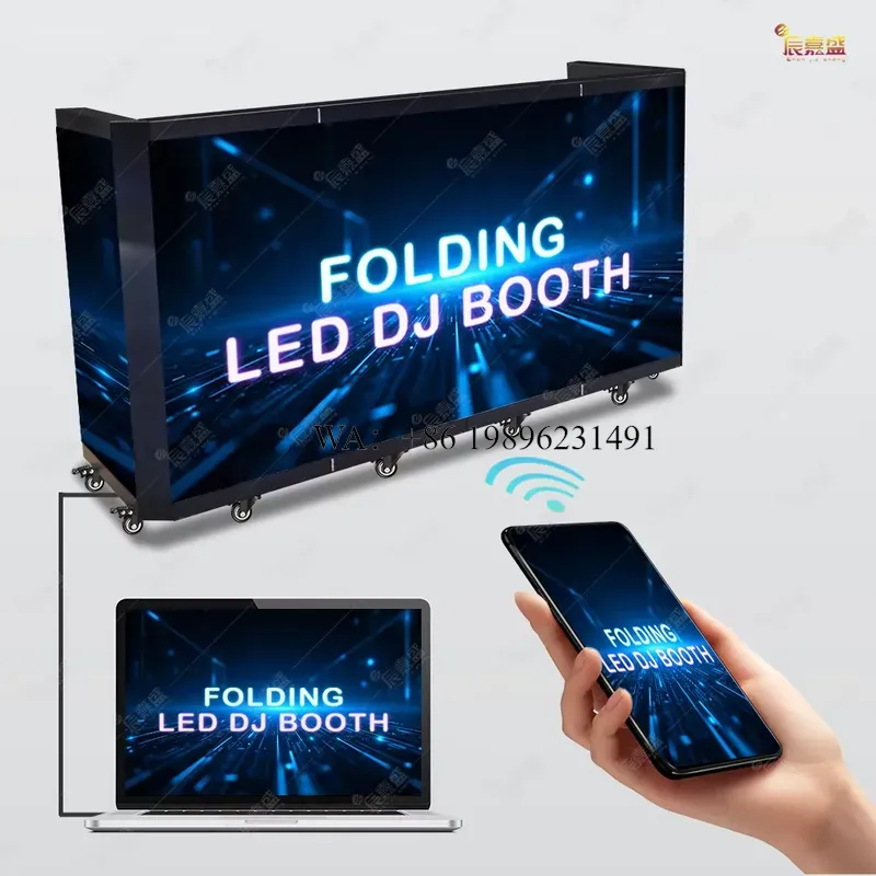Meja Konsol Podium Meja Kerja  - Dj Stand Table Foldable ulasan dan harga