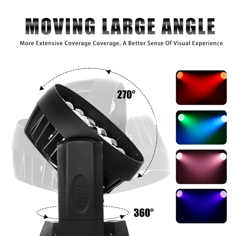 Lampu Sorot Bergerak LED Zoom  - Dj Light Moving Head Stage ulasan dan harga