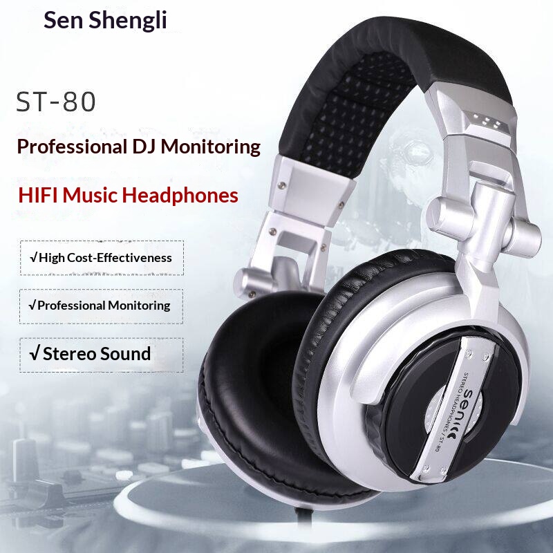 Headset Berkabel SENICC ST-80  - Dj Headphones Professional ulasan dan harga