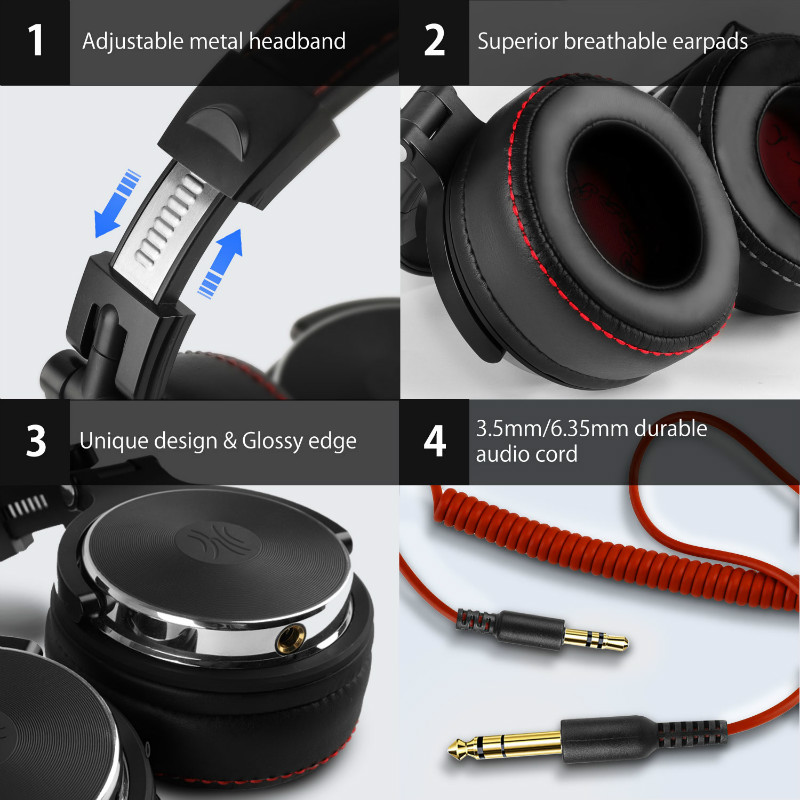 Headphone Berkabel OneOdio, Mo - Dj Headphones Professional ulasan dan harga