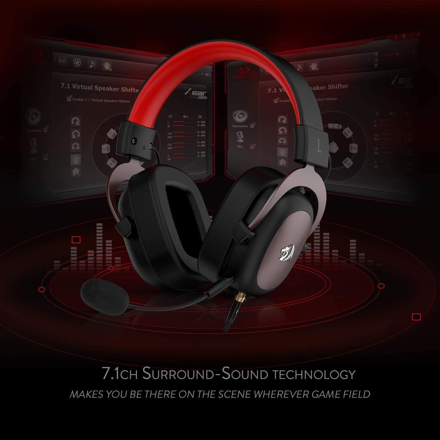 Redragon H510 Zeus Headset Gam - Dj Headphones Professional ulasan dan harga